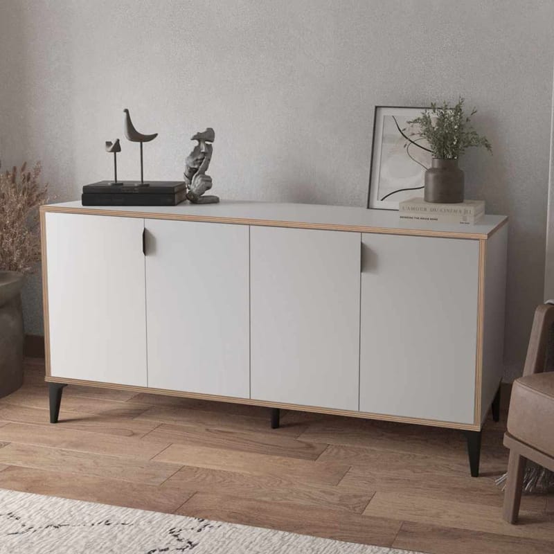 Olyros Sideboard 160 cm - Vit - Förvaring - Förvaringsmöbler - Sideboard & skänk