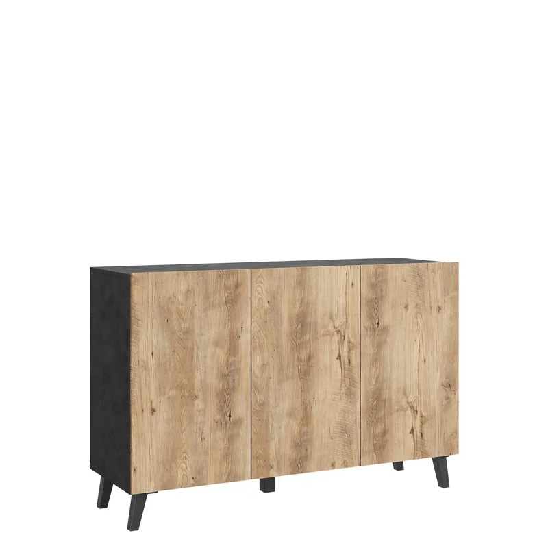 Orvik Skänk 120 cm, grå, brun