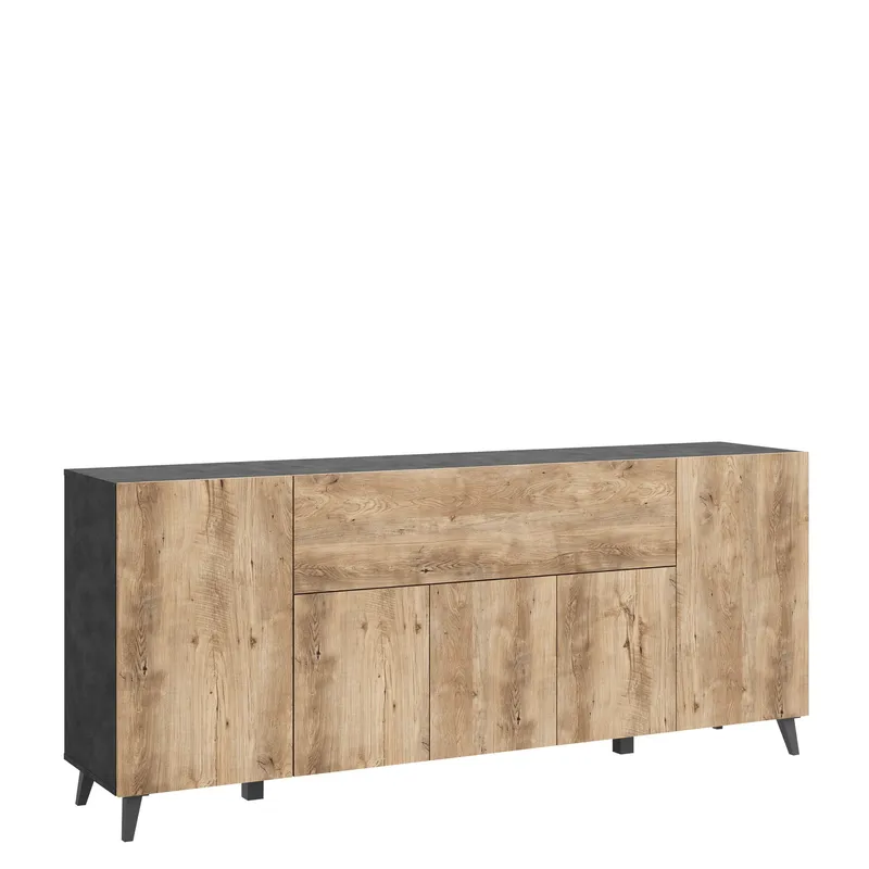 Orvik Skänk 180 cm - grå, brun - Förvaring - Förvaringsmöbler - Sideboard & skänk