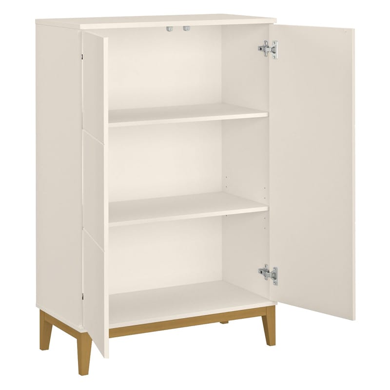 Pelle Högskåp 80x121 cm - Kashmir och ek - Förvaring - Förvaringsmöbler - Sideboard & skänk