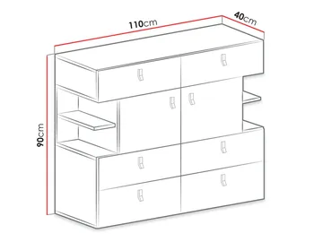 Planeta Skänk - Förvaring - Förvaringsmöbler - Sideboard & skänk