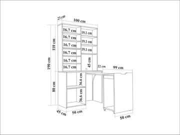 Quivo Barskåp 190 cm - Förvaring - Förvaringsmöbler - Köksö