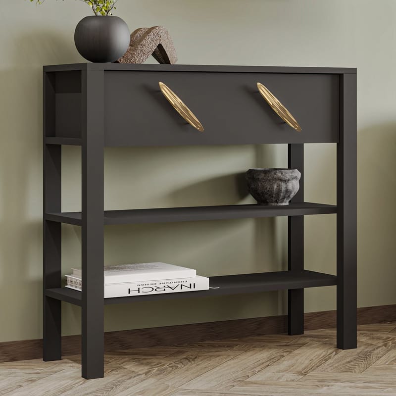 Relon Byrå 90x85x30 cm - Antracit - Förvaring - Förvaringsmöbler - Sideboard & skänk