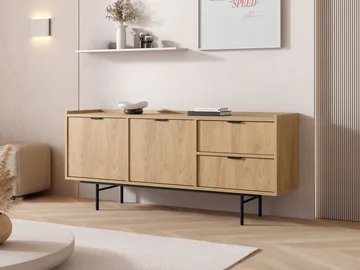 Rolden Skänk 150x68 cm - Hickoryek - Förvaring - Förvaringsmöbler - Sideboard & skänk