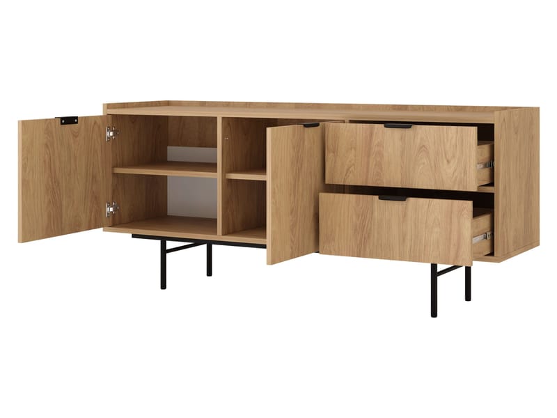 Rolden Skänk 150x68 cm - Valnöt - Förvaring - Förvaringsmöbler - Sideboard & skänk