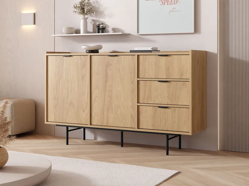 Rolden Skänk 150x90 cm - Hickoryek - Förvaring - Förvaringsmöbler - Sideboard & skänk
