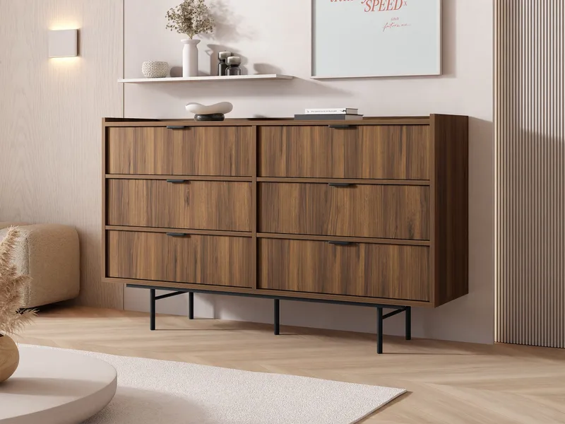 Rolden Skänk 150x90 cm - Valnöt - Förvaring - Förvaringsmöbler - Byrå