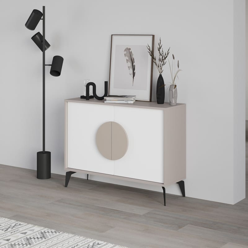 Rolina Konsolbord 110 cm - Ljus mocka vit - Förvaring - Förvaringsmöbler - Sideboard & skänk