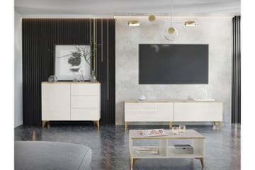 Royston Möbelset För Vardagsrum - Beige - Förvaring - Förvaringsmöbler - Möbelset för vardagsrum