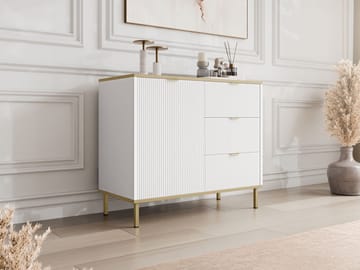 Salmor Skänk 91x42 cm - Vit - Förvaring - Förvaringsmöbler - Sideboard & skänk