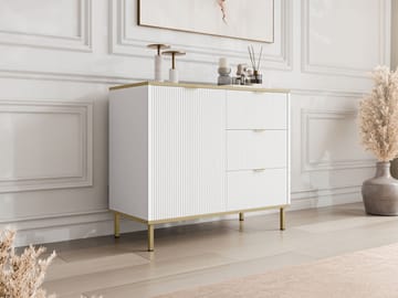 Salmor Skänk 91x42 cm - Vit - Förvaring - Förvaringsmöbler - Sideboard & skänk