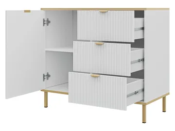 Salmor Skänk 91x42 cm - Vit - Förvaring - Förvaringsmöbler - Sideboard & skänk