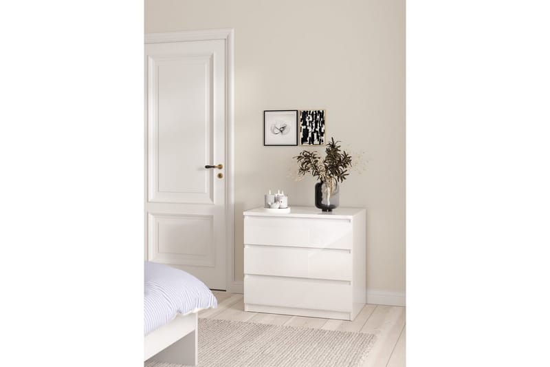 Salomns Byrå 77 cm - Vit - Förvaring - Förvaringsmöbler - Byrå