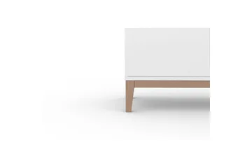 Sideboard & skänk Loft24 Skänk Pelle 120x41x85 cm, Vit/Wotan ek Vit - Förvaring - Förvaringsmöbler - Sideboard & skänk