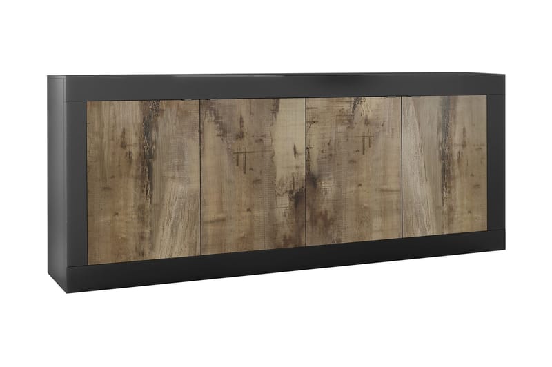 Sideboard Astal 43x207 cm Natur/Svart - LC SPA - Sideboard & skänk
