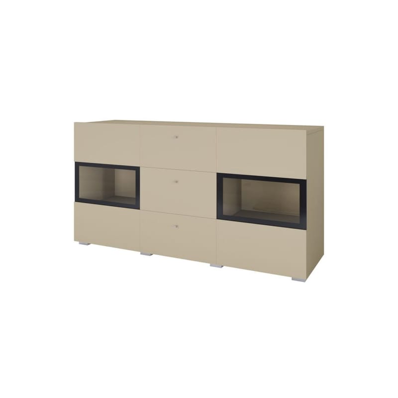 Sideboard Baros 2 Dörrar med 3 Lådor - Ljus Beige - Förvaring - Förvaringsmöbler - Sideboard & skänk