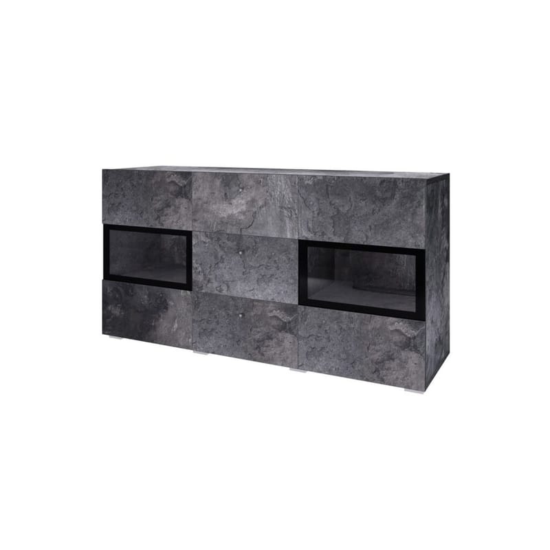 Sideboard Baros 2 Dörrar med 3 Lådor, Skiffer