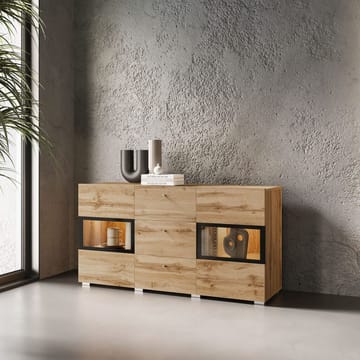 Sideboard Baros 2 Dörrar med 3 Lådor - Wotan Ek - Förvaring - Förvaringsmöbler - Sideboard & skänk