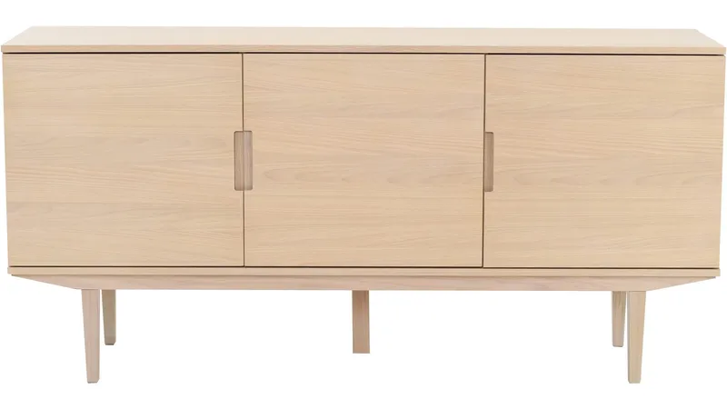 Sideboard Falmar med 3 Dörrar, Vitpigmenterad