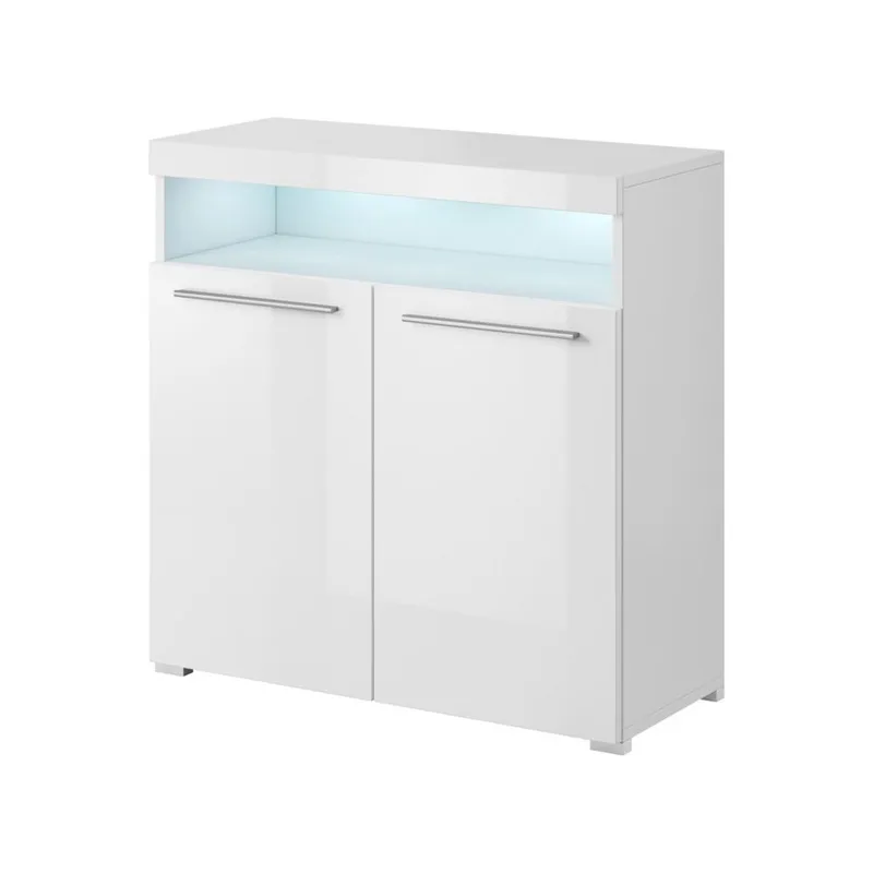 Sideboard Indien 2 Dörrar, Vit