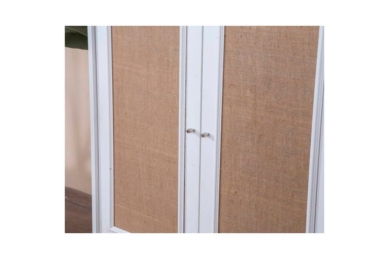 Sideboard Jatinder Vit / Ek - Natur/Vit - Förvaring - Förvaringsmöbler - Sideboard & skänk