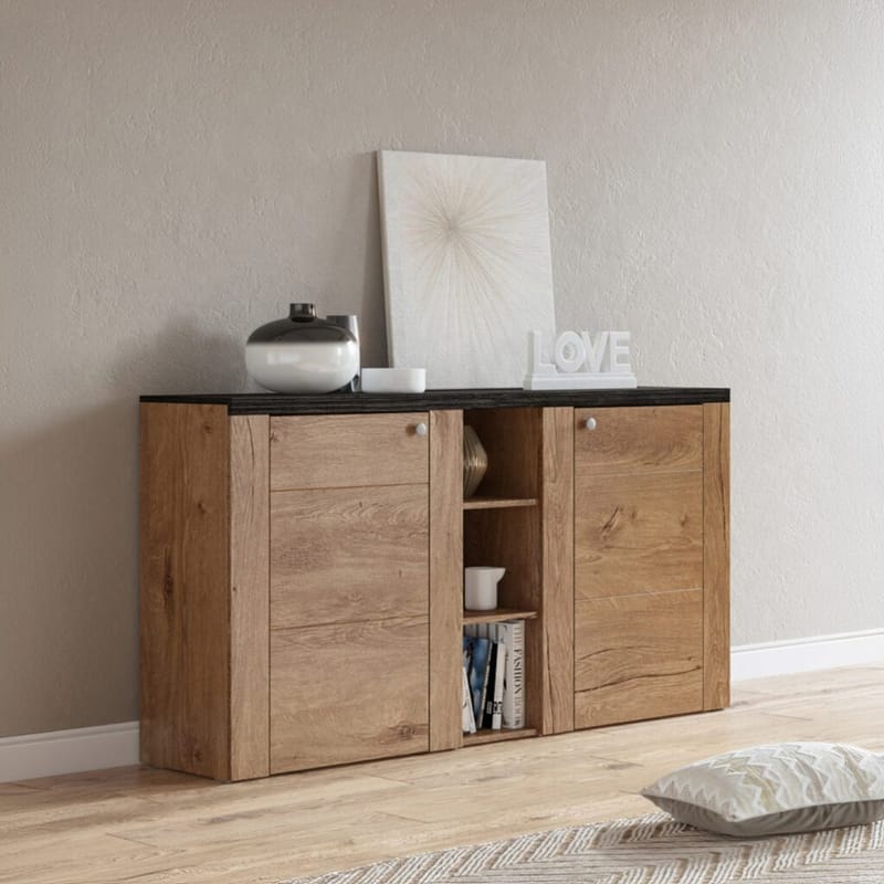 Sideboard Larona 2 Dörrar - Lefkas Ek - Förvaring - Förvaringsmöbler - Sideboard & skänk