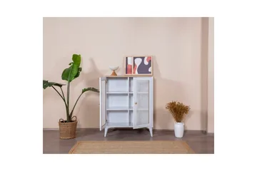 Sideboard Mjudi Vit / Ek - Vit / Ek - Förvaring - Förvaringsmöbler - Sideboard & skänk