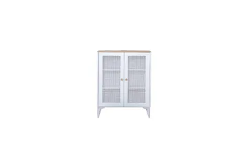 Sideboard Mjudi Vit / Ek - Vit / Ek - Förvaring - Förvaringsmöbler - Sideboard & skänk