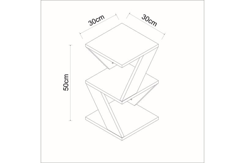 Albeni Skänk 30 cm - Antracit - Förvaring - Förvaringsmöbler - Sideboard & skänk