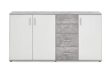 Albi Skänk 160 cm - Grå/Vit - Förvaring - Förvaringsmöbler - Sideboard & skänk