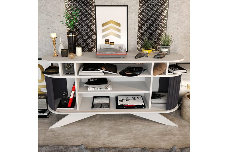 Andifli Sideboard 43x75x150 cm - Vit - Förvaring - Förvaringsmöbler - Sideboard & skänk