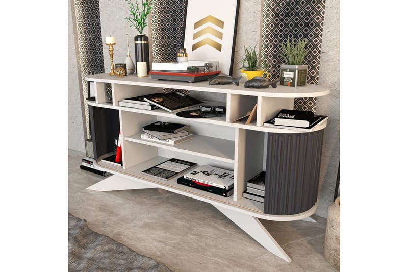 Andifli Sideboard 43x75x150 cm - Vit - Förvaring - Förvaringsmöbler - Sideboard & skänk