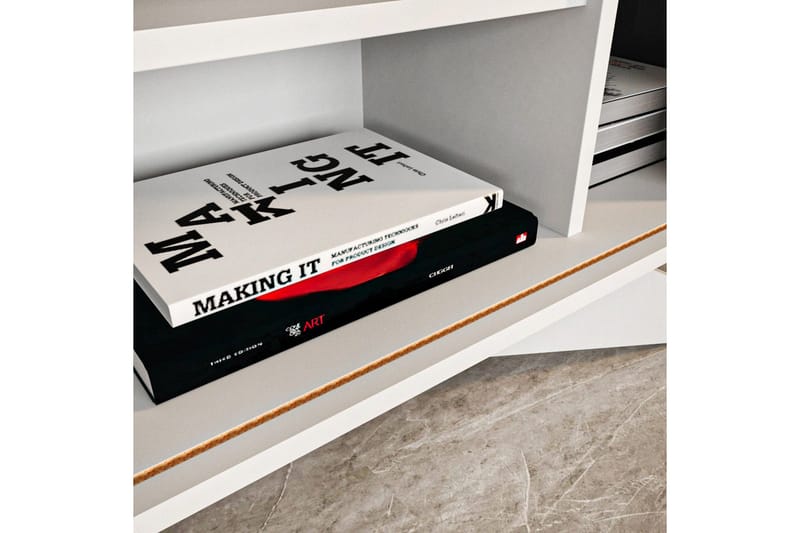 Andifli Sideboard 43x75x150 cm - Vit - Förvaring - Förvaringsmöbler - Sideboard & skänk