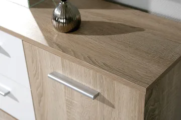 Aragon Skänk 115 cm - Vit/Ljus Ek - Förvaring - Förvaringsmöbler - Sideboard & skänk