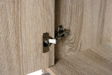 Aragon Skänk 77 cm - Vit/Ljus Ek - Förvaring - Förvaringsmöbler - Sideboard & skänk