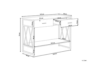 Avlastningsbord Lefkovits - Brun - Förvaring - Förvaringsmöbler - Sideboard & skänk