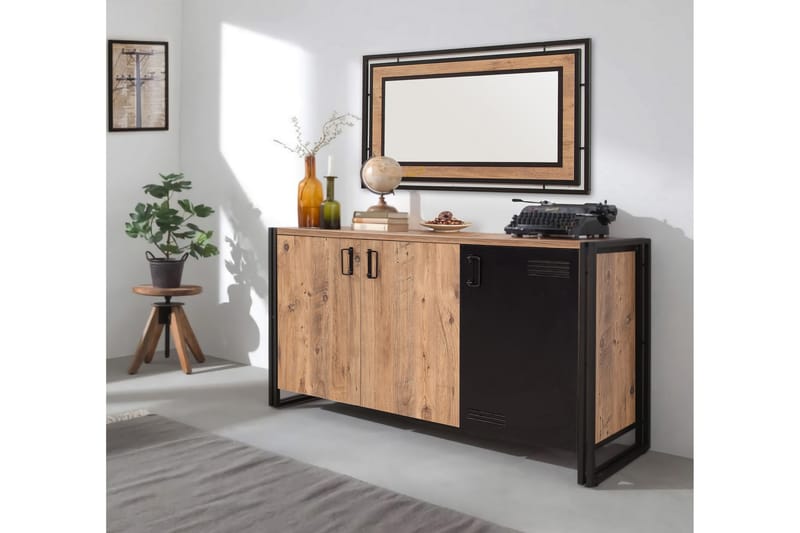 Avlastningsbord Masako - Trä|Svart - Förvaring - Förvaringsmöbler - Sideboard & skänk