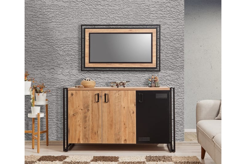 Avlastningsbord Masako - Trä|Svart - Förvaring - Förvaringsmöbler - Sideboard & skänk