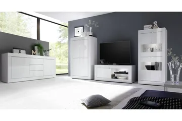 Basic Skänk 210 cm - Vit - Förvaring - Förvaringsmöbler - Sideboard & skänk