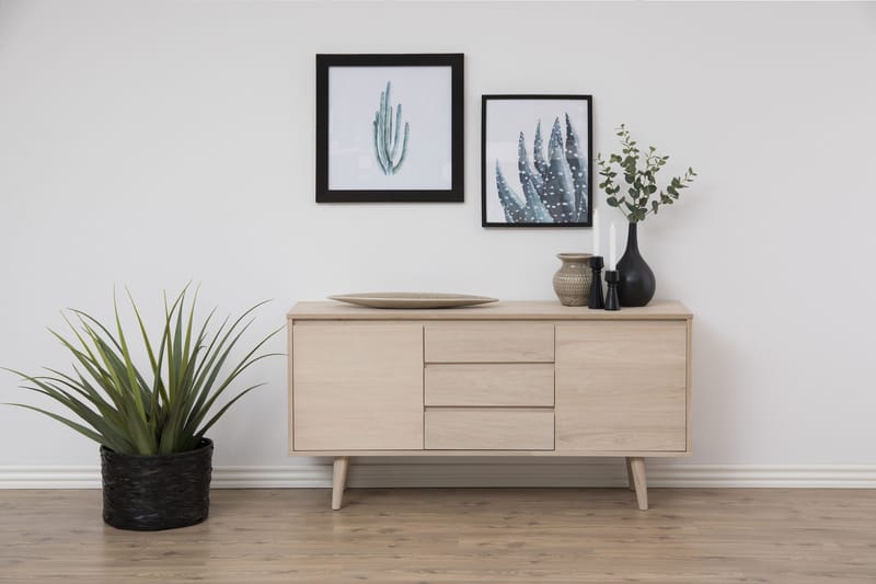 Bellor Skänk 150 cm - Vitpigmenterad - Förvaring - Förvaringsmöbler - Sideboard & skänk