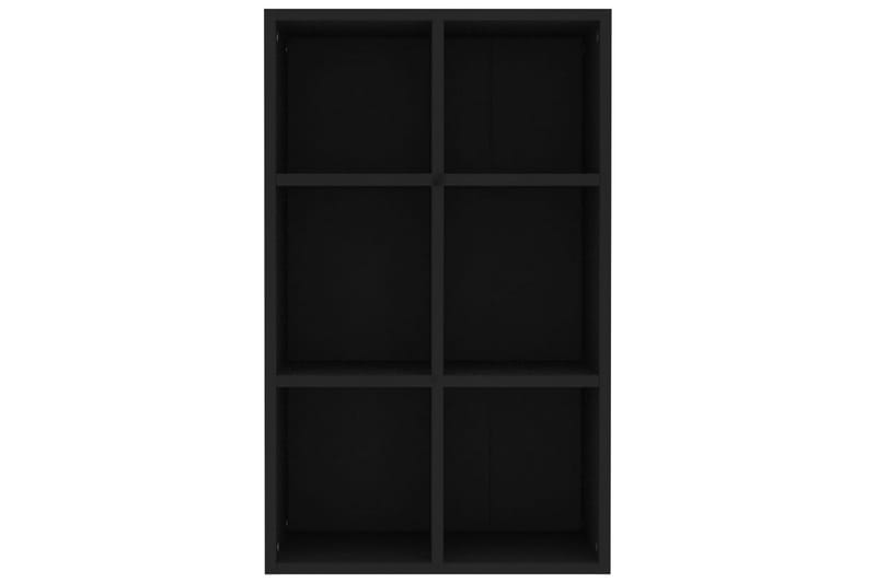 Bokhylla/skänk svart 66x30x97,8 cm spånskiva - Svart - Sideboard & skänk