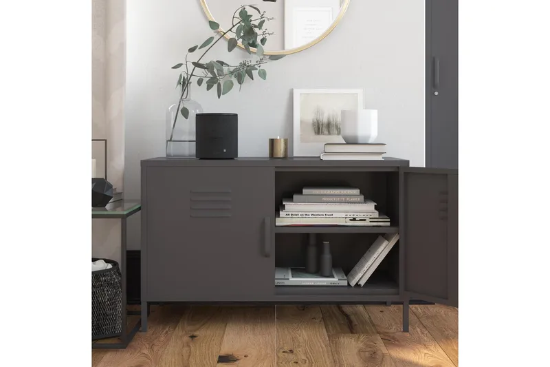 Bradford Skänk 100x40 cm Grå - Dorel Home - Förvaring - Förvaringsmöbler - Sideboard & skänk