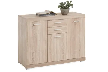 Bristol Skänk 120 cm Låg - Ljus Ek - Förvaring - Förvaringsmöbler - Sideboard & skänk