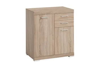 Bristol Skänk 80 cm 2 Luckor 2 Lådor - Ljus Ek - Förvaring - Förvaringsmöbler - Sideboard & skänk