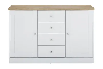 Bryanne Skänk 120 cm - Vit/Brun - Förvaring - Förvaringsmöbler - Sideboard & skänk