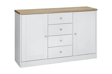 Bryanne Skänk 120 cm - Vit/Brun - Förvaring - Förvaringsmöbler - Sideboard & skänk