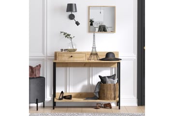 Byrå Janera 100x35 cm Hylla - Blå/Natur - Förvaring - Förvaringsmöbler - Sideboard & skänk