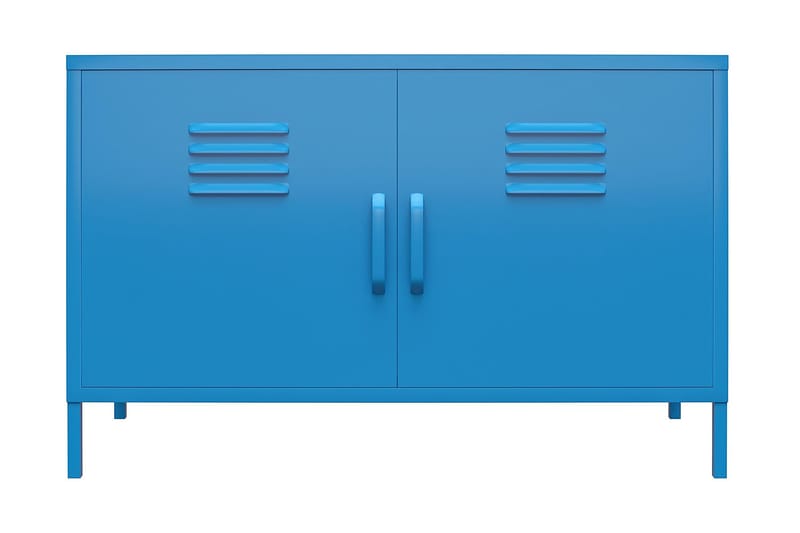 Cache Skänk 100x40 cm 2 Dörrar Blå - Novogratz - Förvaring - Förvaringsmöbler - Sideboard & skänk