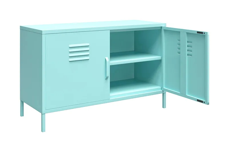 Cache Skänk 100x40 cm 2 Dörrar Mint - Novogratz - Förvaring - Förvaringsmöbler - Sideboard & skänk