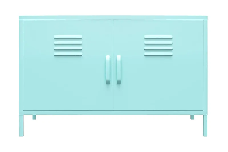 Cache Skänk 100x40 cm 2 Dörrar Mint - Novogratz - Förvaring - Förvaringsmöbler - Sideboard & skänk